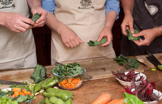 Cooking courses in the farm kitchen